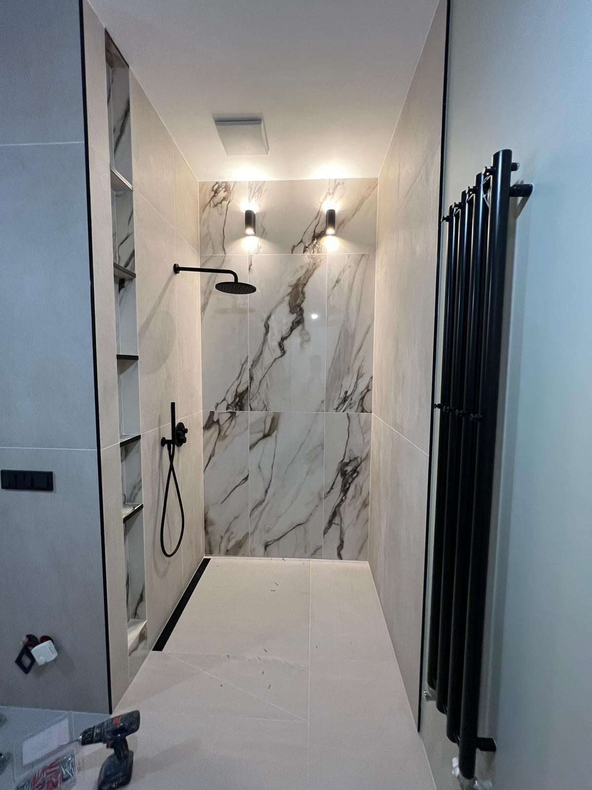 Klinkerfassade während der Instandsetzung